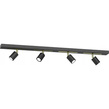 Bodové svítidlo Luminex 1664 bodové svítidlo Rodez černo-zlaté 4xGU10