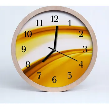 Hodiny Rustikální nástěnné hodiny Abstraktní umění 25 cm