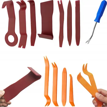 Sada nářadí SADA NÁŘADÍ PRO DEMONTÁŽ AUTORÁDIA A ČALOUNĚNÍ, PÁČIDLA, LŽÍCE