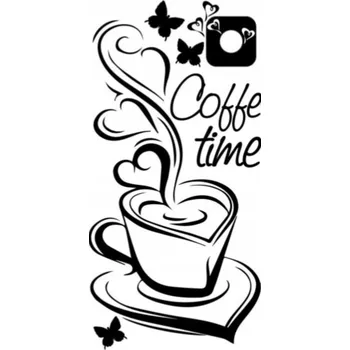 Obraz SAMOLEPKY DO KUCHYNĚ samolepka na kávové káva 100 x 50 cm G265