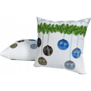 Vánoční dekorace VÁNOČNÍ DEKORAČNÍ POVLEČENÍ NA POLŠTÁŘ 40X40 CM SE ZIPEM