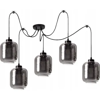 Stojací lampa Elegantní lampa Spider Pavouk Skleněné LED stínítka Edison E27