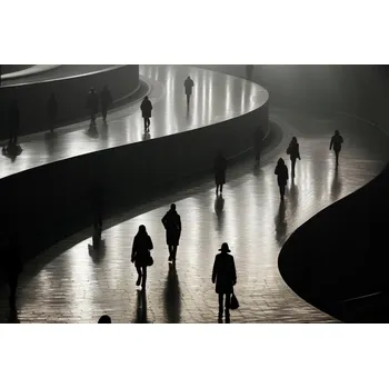 Plakát Plakát Paprsky ve Stínu bez rámu 60 x 40 cm