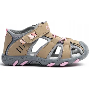 Dámské sandále Axim dětské sandály eko kůže hnědé, velikost 32