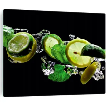 Varná deska Tvrzené sklo na indukční desku – ovoce, limetky, citrony do kuchyně