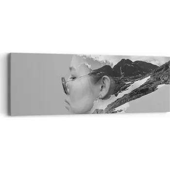 Obraz Obraz na plátně do obývacího pokoje ložnice 90x30 abstrakce foto obrazy na zeď