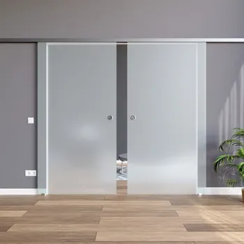 Interiérové dveře Amod Isabella skleněné posuvné dveře dvoukřídlé 2x 90 cm