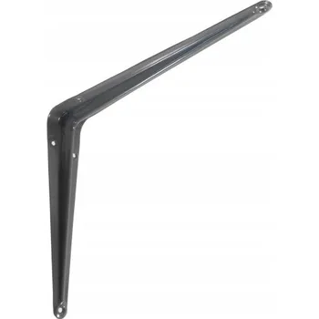 police Podpěra police Úhelník ŠEDÝ 250x200mm