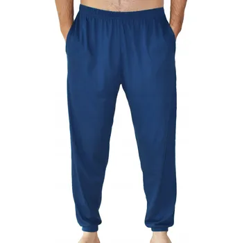 Pánské pyžamo Dlouhé pánské pyžamové kalhoty pohodlné na spaní i nošení doma se stahovací šňůrkou XXL