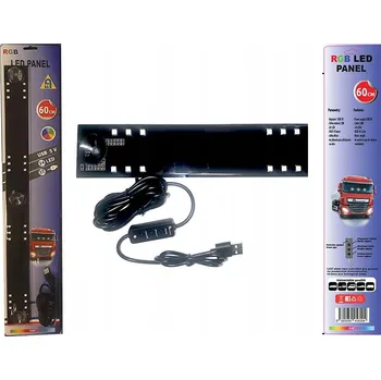 LED osvětlení Světelné LED RGB pásek 60cm dvojitý