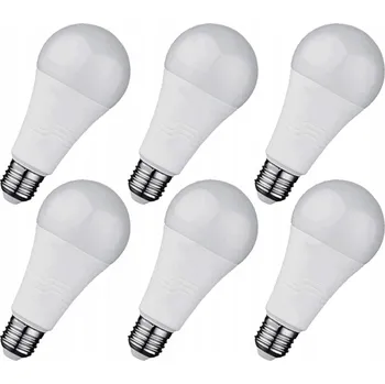 Žárovka 6x LED žárovka E27 18W = 100W - 1950lm Teplá bílá