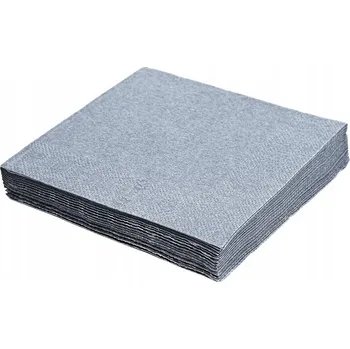 Papírový ubrousek Party Papírové ubrousky 3 vrstvé 33 x 33 cm 20 kusů barevné stříbrné