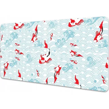 Podložka pod myš Podložka pod myš a klávesnici Kapr koi 90x45 cm