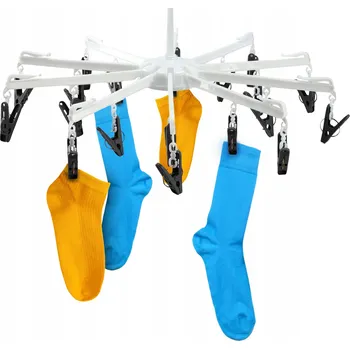 Sušák na prádlo SUŠÁK NA PRÁDLO, VĚŠÁK NA PONOŽKY SE 16 KOLÍČKY