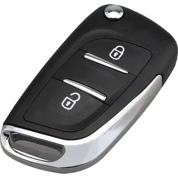 Auto elektroinstalace Náhradní obal klíče pro Peugeot, 2-tlačítkový, 48PG125