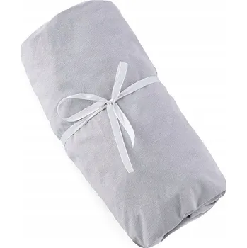 Prostěradlo Nepropustné prostěradlo s gumou šedé Tup Tup, rozměr 60 x 120 cm