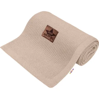 Dětská deka Dětská deka Baby Nellys 75 x 100 cm béžová