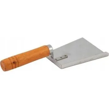 Obracečka Lopatka na pyl z nerezové oceli s dřevěnou rukojetí