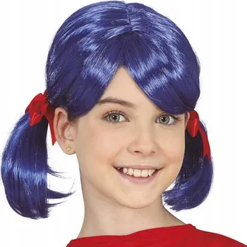 Karnevalová paruka DĚTSKÁ MODRÁ PARUKA S CULÍKY