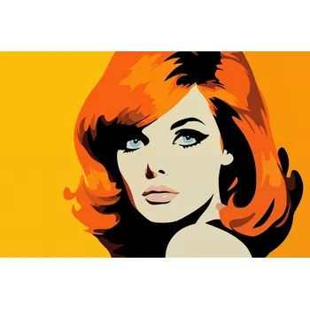 Plakát Plakát Ohnivý Pohled s Plamennými Vlasy bez rámu 91,5 x 61 cm