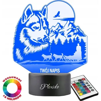 Lampička Noční lampa Plexido vícebarevná