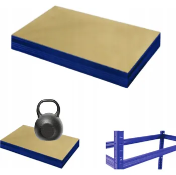 Dílenský regál Kovový skladový regál Wamar-Sosenka 6 x 50 x 50 cm, nosnost až 175 kg na polici