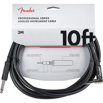 Příslušenství ke zvukové technice Fender Professional Series 10' Instrument Cable Angled + prodloužená záruka 3 roky