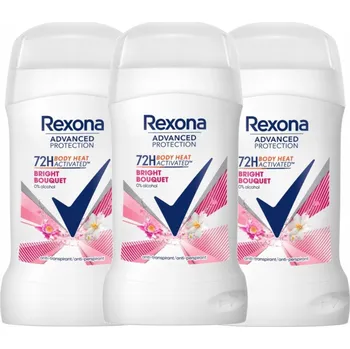 REXONA SADA ADVANCED BRIGHT BOUQUET DEODORANT PRO ŽENY V TYČINCE 50ML X3