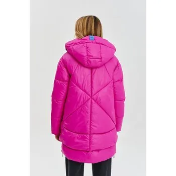 NAOKO Zimní bunda Aurora Glow Růžová Regular Fit S