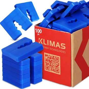 Vrták Wkręt-met Modrá vyrovnávací distanční podložka DW-08 8mm 50 Ks.