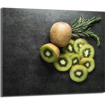 Kuchyňské prkénko Skleněná ochranná deska na sporák 60x52 Kiwi DO KUCHYNĚ