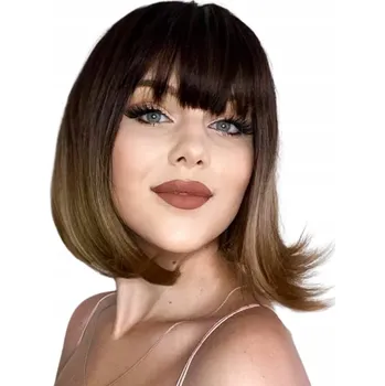 Paruka Paruka polodlouhé syntetické vlasy hnědá Cameron Hair dámská