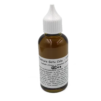 Doplněk stravy STEZA - Tinktura Gotu Cola - Pupečník asijský - FORTE 50 ml. (Tinktura Gotukola)