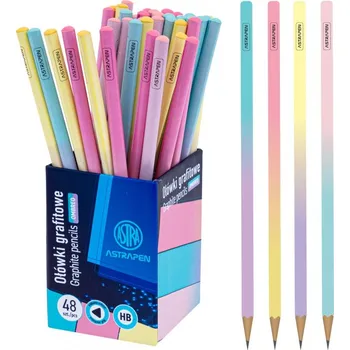Grafitová tužka Obyčejná HB tužka AstraPEN Ombre, stojan, 206023008