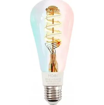 Žárovka Chytrá LED žárovka stmívatelná 5W E27 RGB Teplá/Studená Bílá WiFi TUYA