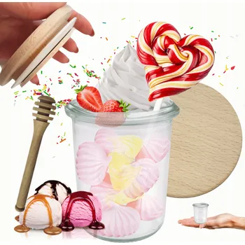 Sklenice Sklenice WECK /dřevěné víčko, zavařovací sklenice 1 60 Ml FORMA