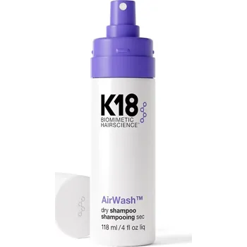 K18 AirWash dry shampoo - suchý šampon 118 ml + Cestovní balení pleťového tonika