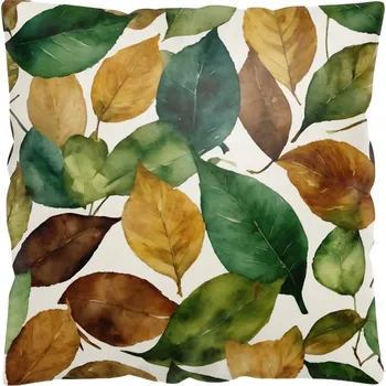 Dekorativní polštářek DEKORAČNÍ POVLEČENÍ NA POLŠTÁŘ 45x45 ANTYALERGICKÉ PODZIMNÍ BARVY