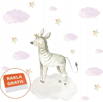 Samolepící dekorace Samolepka na stěnu zvířátka pro děti 100x95 cm