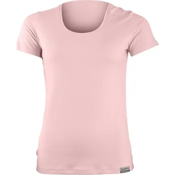 Dámské tričko Lasting dámské merino triko IRENA sv. růžové AKCE velikosti: M + reflexní pásek