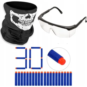 Nákrčník BRÝLE PRO NERF + ŠÁTEK NÁKRČNÍK + 30 ŠIPEK