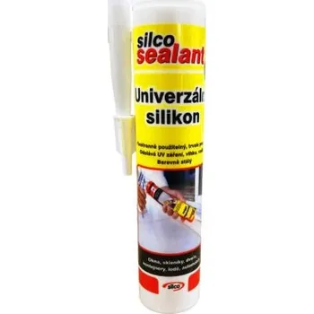 stavební silikon Univerzální jednosložkový silikon, 310 ml, bílý, SILCO