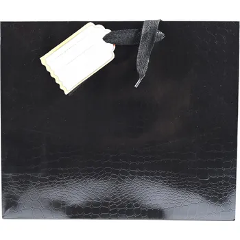 Dárková taška ELEGANTNÍ DÁRKOVÁ TAŠKA LESKLÁ HADÍ KŮŽE 31x26CM RŮZNÉ BARVY