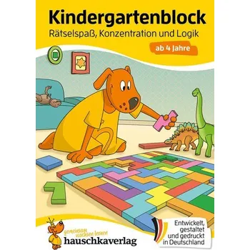 První čtění Kindergartenblock ab 4 Jahre - Rätsel-Spaß, Konzentration und Logik - Maier, Ulrike