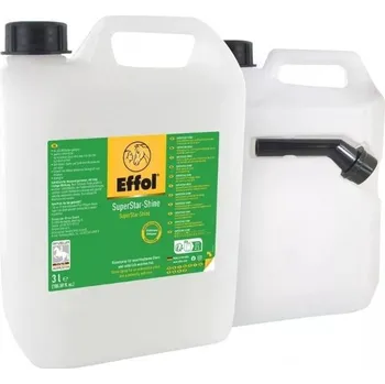 Kosmetika pro koně EFFOL SuperStar Shine lesk na srst, hřívu a ocas 10l (kanystr)