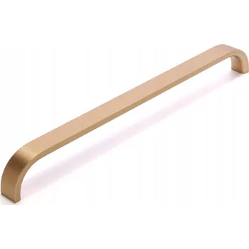 Nábytkové kování Nábytková úchytka reling, kartáčovaný bronz, 13,5 x 1,5 x 2,7 cm