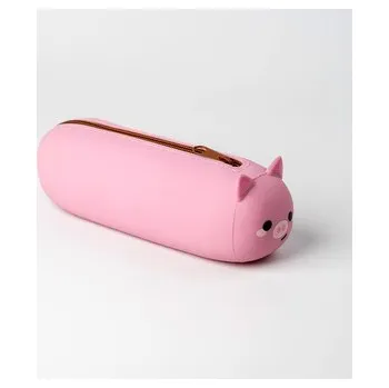 Penál Silikonový penál - Adoramals - Prasátko