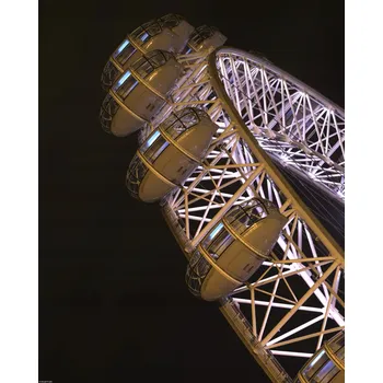 Obraz Plakát London Eye v noci 2 bez rámu 40 x 50 cm