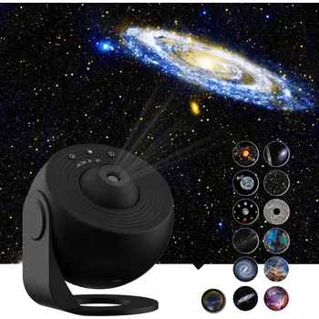 Lampička Projektor noční lampička JCJMall černá