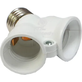 Objímka na žárovku Adaptér / Redukce pro žárovky 2x E27 na 2x E27